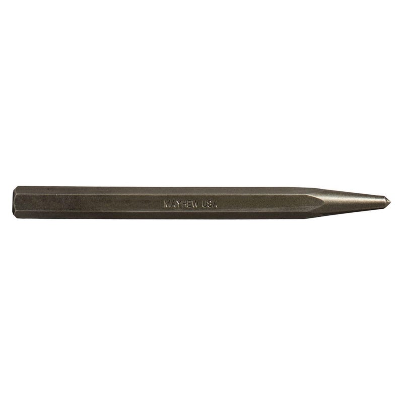 Mayhew Tools 74001 Center Punch, 5/16" x 5/32" Point, Shot Blast Finish